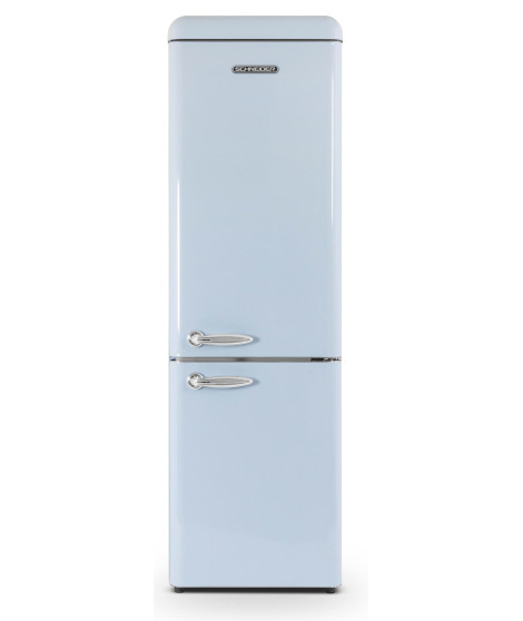 REFRIGERATEUR COMBINE 250L A++ SCCB250VBL BLEU SCHNEIDER