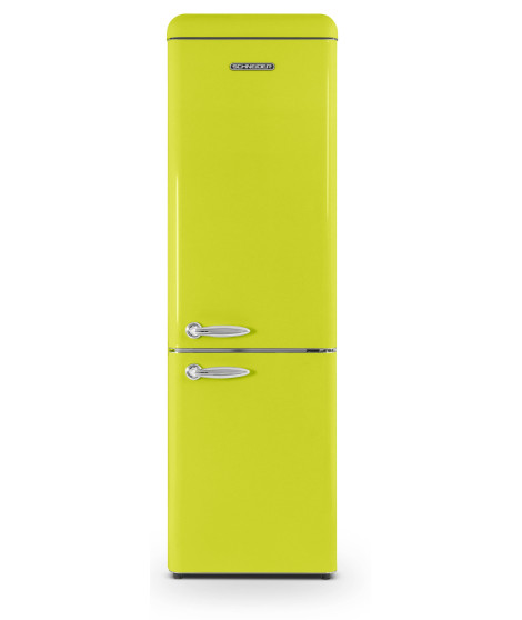 REFRIGERATEUR COMBINE VINTAGE 250L A++/F VERT RIO SCHNEIDER