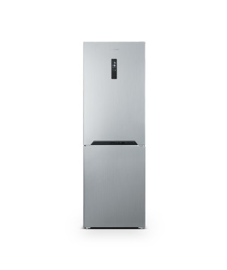 SCHNEIDER - SCCB336DNF2X - Réfrigérateur combiné - 347L (243+104) - No frost - 3 clayettes verre - Pieds réglables - Inox
