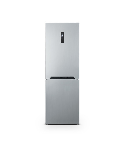 SCHNEIDER - SCCB336DNF2X - Réfrigérateur combiné - 347L (243+104) - No frost - 3 clayettes verre - Pieds réglables - Inox