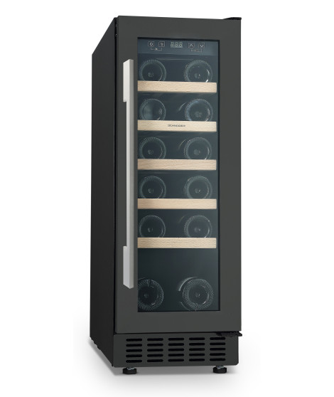 SCHNEIDER - SCCVEF3120 - Cave à vin - 20 bouteilles - 56 litres - Froid brassé - 4 clayettes coulissantes - Mise en température