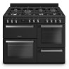 SCHNEIDER - SCG71MFB - Piano de cuisson - 7 feux Gaz - Wok - Largeur 100cm - 3 Fours électrique - Noir
