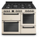 SCHNEIDER - SCG71MFRC - Piano de cuisson - 7 feux Gaz - Wok - Largeur 100cm - 3 Fours électrique - Crème