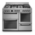 SCHNEIDER - SCG71MFXP - Piano de cuisson - 7 feux Gaz - Wok - Largeur 100cm - 3 Fours électrique - Inox