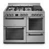 SCHNEIDER - SCG71MFXP - Piano de cuisson - 7 feux Gaz - Wok - Largeur 100cm - 3 Fours électrique - Inox