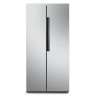 SCHNEIDER - SCSBS445NFX - Réfrigérateur Side by side - No frost - 445L (272+173) - 4 clayettes verre - Pieds réglables - Inox