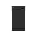 SCHNEIDER - SDW947DBM - Lave-vaisselle 45cm - 9 couverts - Cuve Inox - Départ différé - Noir Mat