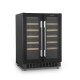SCHNEIDER - SCCVEL6240 - Cave à vin - Encastrable et posable - 40 bouteilles - Mise en température - 2 zones - 10 clayettes bois