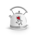 SCHNEIDER - SCKE17KTECW - Bouilloire KEITH HARING 1.7L - 2200W - Socle pivotant - Arrêt automatique