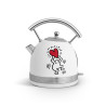 SCHNEIDER - SCKE17KTECW - Bouilloire KEITH HARING 1.7L - 2200W - Socle pivotant - Arrêt automatique