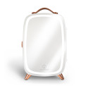 SCHNEIDER - SCMF6W - Mini frigo cosmétique 5L - Fonction froid - Moteur brushless - Miroir avec LED - Boissons - 240W - Blanc