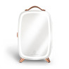 SCHNEIDER - SCMF6W - Mini frigo cosmétique 5L - Fonction froid - Moteur brushless - Miroir avec LED - Boissons - 240W - Blanc