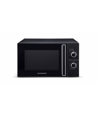SCHNEIDER - SCMW20SMB- Micro ondes solo - 20 litres - Fonction décongélation - 5 niveaux de puissance - Noir