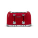 GRILLE PAIN - 4 FENTES - ROUGE VINTAGE SCHNEIDER