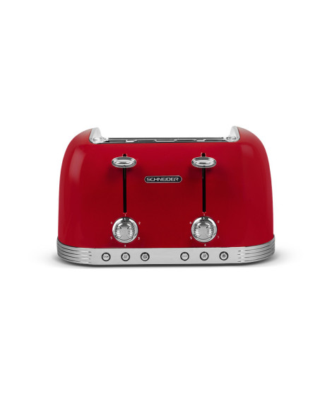 GRILLE PAIN - 4 FENTES - ROUGE VINTAGE SCHNEIDER