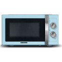 SCHNEIDER - SMW23VMBL - Micro ondes gril Vintage - 23 litres - 6 niveaux de puissance - Plateau tournant (27cm) - Bleu