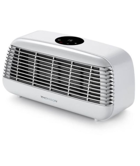 THOMSON - THSFC25DB - Radiateur Soufflant Vintage Céramique - 1500 Watts - Télécommande - Blanc
