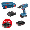 Occasion-Perceuse-visseuse Bosch Professional GSR 18V-21 + 3 batteries 2,0Ah + chargeur GAL 18V-20  - 0615990L88