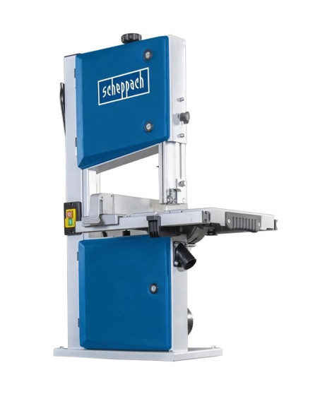 Occasion- SCHEPPACH Scie a ruban 500W avec volants 250mm, guide parallele, guide d'angle et deuxieme lame incluse - HBS261