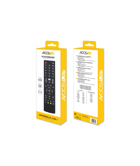 Occasion-Télécommande Accsup TELECOMMANDE UNIVERSELLE 3 EN 1