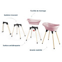 Occasion-THERMOBABY Baignoire Vasco - rose poudré