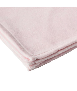Occasion-Couverture BABYCALIN  - Des la naissance - Flanelle - 75 x 100 cm - Clair rose