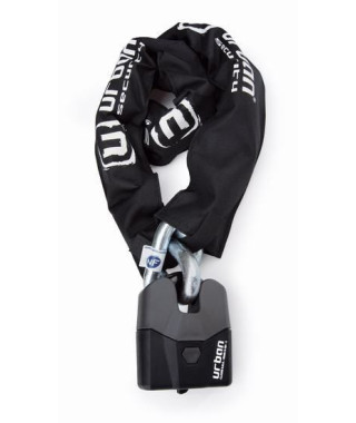 Occasion-Antivol SRA - Cadenas + Chaîne diam.15 150cm homologation + NF-FFMC