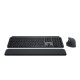 Occasion-Clavier Sans Fil - LOGITECH - MX Keys S Combo - Bluetooth - Rétroéclairé - Touches silencieuses - Graphite