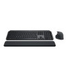 Occasion-Clavier Sans Fil - LOGITECH - MX Keys S Combo - Bluetooth - Rétroéclairé - Touches silencieuses - Graphite