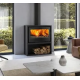 POELE BOIS SOLZAIMA PA1052P020 BACK BOX ECO PORTEVERRE