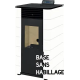 POÊLE GRANULÉS E100 7KW ETANCHE BASE SANS HABILLAGE