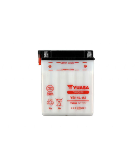 Occasion-Batterie YB14L-A2 Conventionnelle Avec Entretien - Livrée Sans Acide