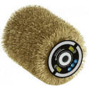 Occasion - Brosse fil laitonné 0,3mm Ø80mm - FARTOOLS - pour décaper/dégriser le bois, le métal ou la pierre