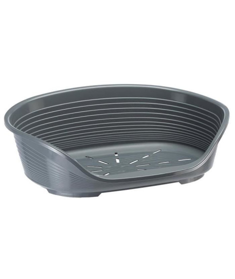 Occasion - FERPLAST Corbeille Siesta Deluxe 2 - 49x36x17,5 cm - Gris foncé - Pour chien et chat