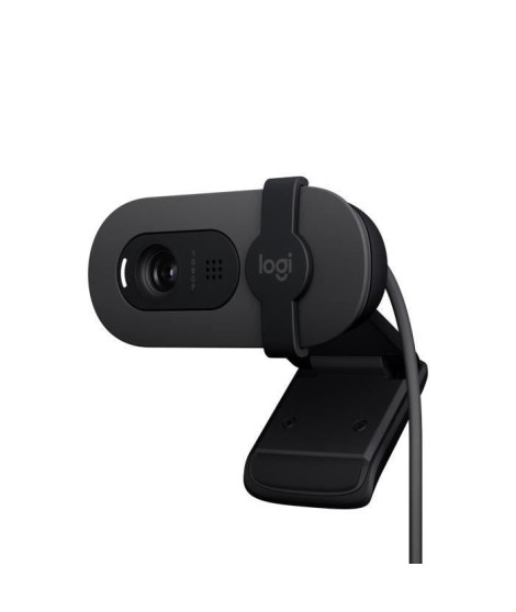 Occasion - Webcam - Full HD 1080p - LOGITECH - Brio 100 - Microphone intégré - Graphite - (960-001585)