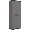 Occasion - Armoire de rangement - KETER - Più - 3 tablettes réglables - Gris / Noir