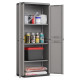 Occasion - Armoire de rangement - KETER - Più - 3 tablettes réglables - Gris / Noir