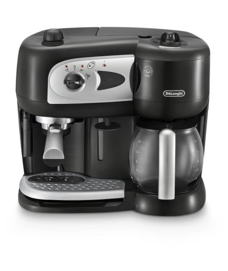 Occasion - Machine Expresso combiné pompe - DELONGHI - BCO261B.1 - 15 bars - Dosettes et Café moulu - Noir et blanc