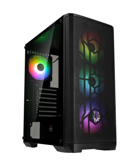 Occasion - BITFENIX Nova Mesh SE TG 4ARGB (Noir) - Boitier sans alimentation - Moyen tour - Format ATX