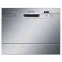 Occasion - Lave-vaisselle compact pose libre BRANDT DFC6519S - 6 couverts - L55cm - 49dB - Inox