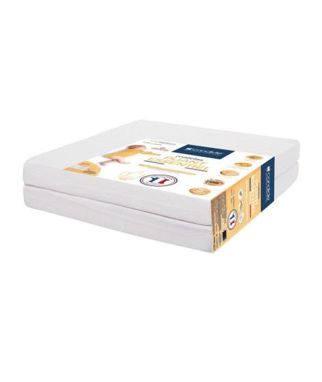 Occasion - CANDIDE Matelas Bébé Pliant 2 Parties Ecru