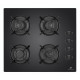 Occasion - Table 4 foyers CONTINENTAL EDISON - Gaz - Verre noir