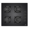 Occasion - Table 4 foyers CONTINENTAL EDISON - Gaz - Verre noir