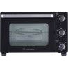 Occasion - CONTINENTAL EDISON CEMF28B2 - Minifour électrique 28L noir - 1500W - Rotissoire, Convection naturelle