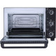 Occasion - CONTINENTAL EDISON CEMF28B2 - Minifour électrique 28L noir - 1500W - Rotissoire, Convection naturelle