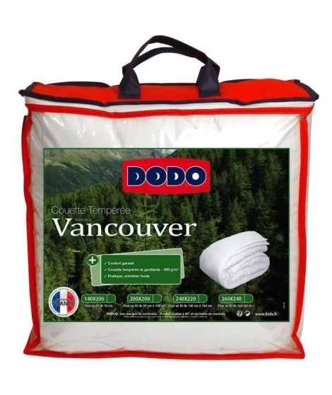 Occasion - DODO Couette tempérée Vancouver - 140 x 200 cm - Blanc