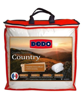 Occasion -DODO Couette tempérée Country - 140 x 200 cm - Blanc