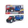 Occasion - Tracteur Massey Ferguson - Dickie - 26cm - Roues libres, remorque, son et lumière