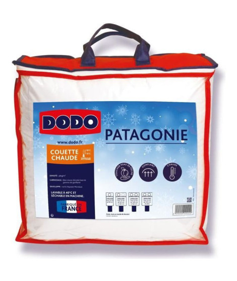Occasion -DODO Couette chaude Patagonie blanc - 200x200 cm