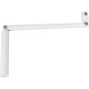 Occasion -Manivelle seule - En acier laqué blanc - Sortie ronde : Ø 12 mm